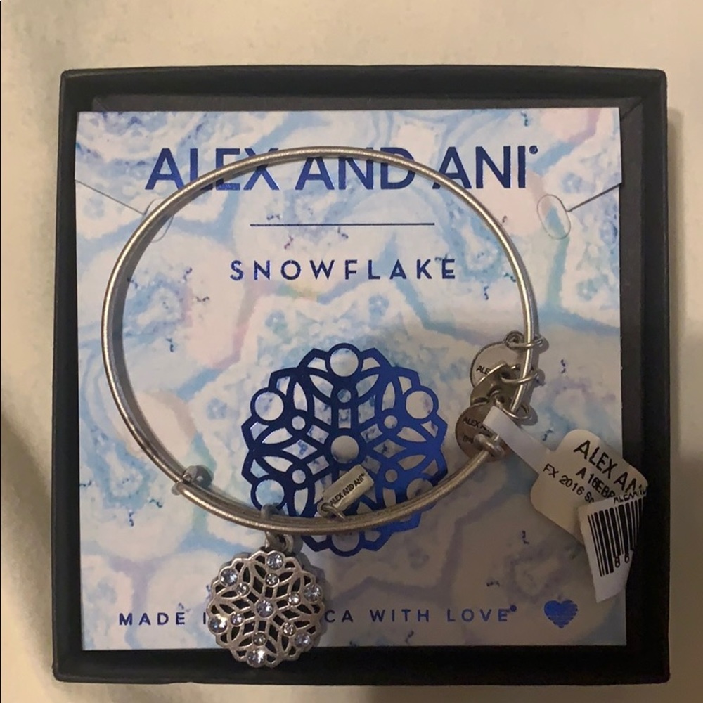 Alex & ani snowflake bracelet